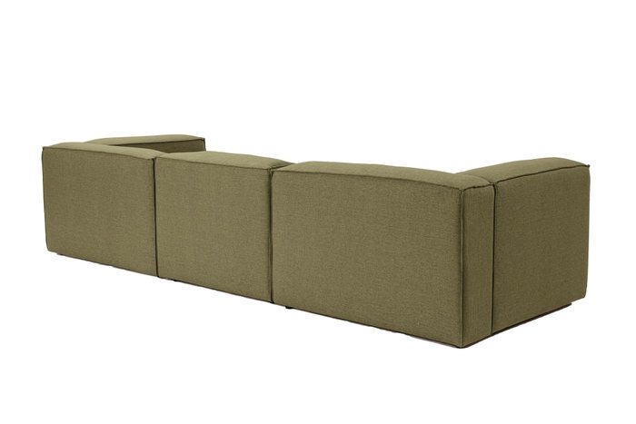 Atelier Del Sofa Sofá Esquinero Verde 296x185x66 cm